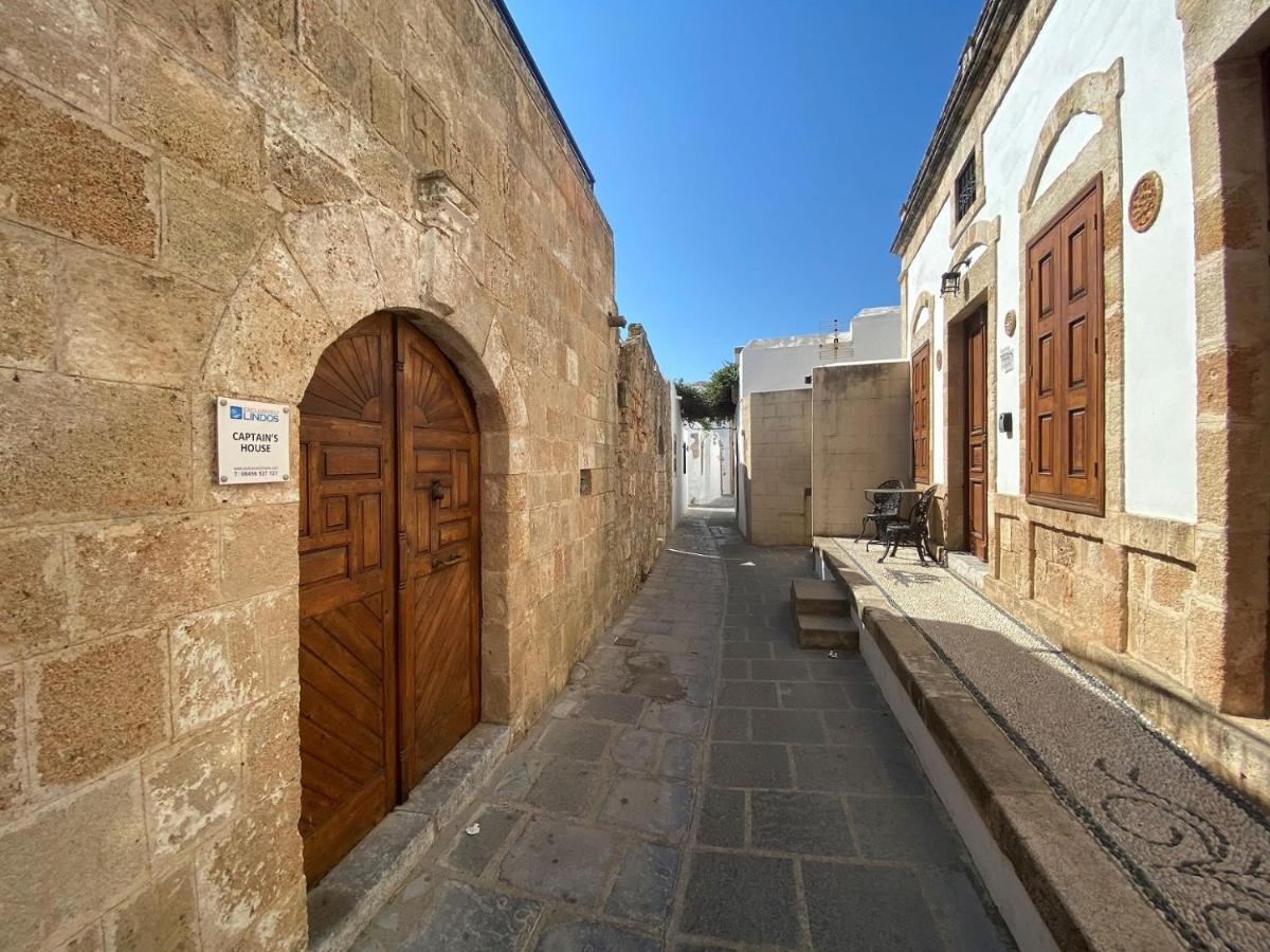 Captains House Линдос Экстерьер фото